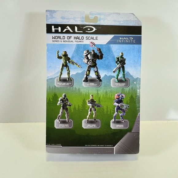 NEW World of Halo Series 6 MASTER CHIEF With Assault Rifle [Halo 5] Jazwares 4" - Picture 3 of 3